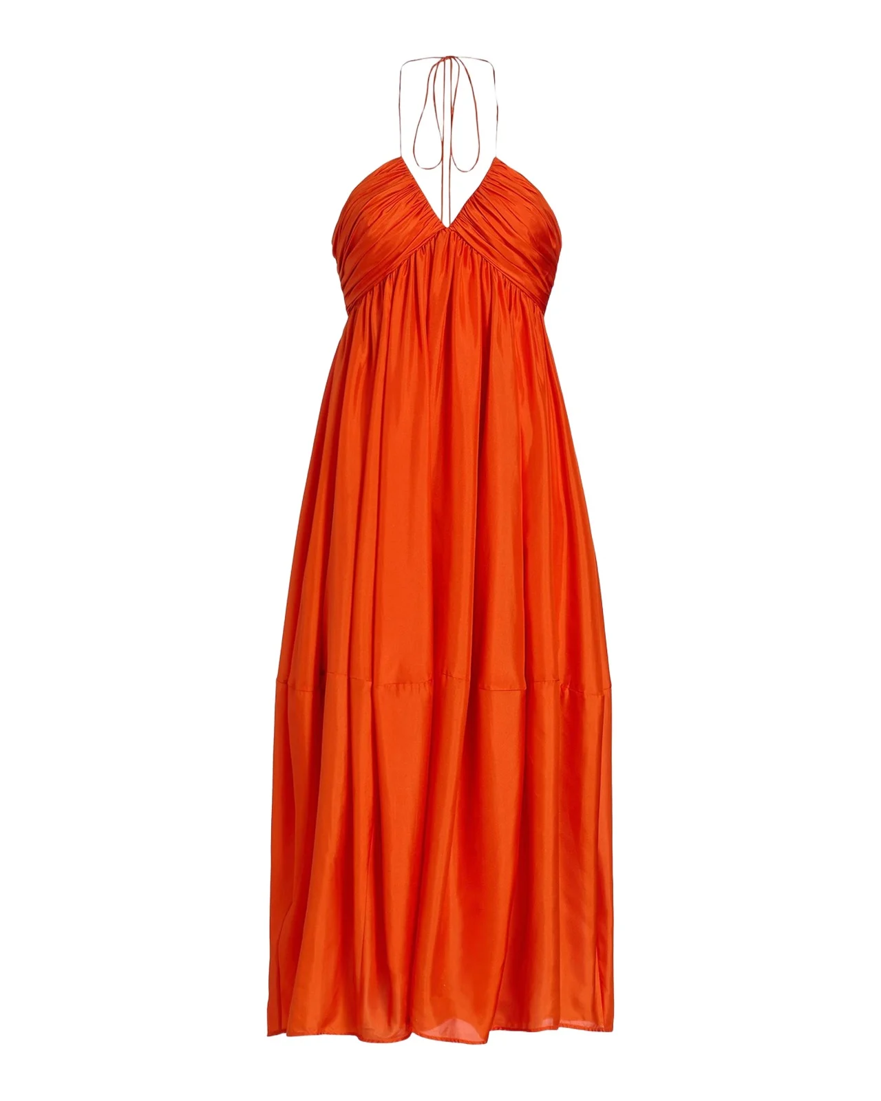 Zimmermann Mahon Silk Halter Midi Dress
