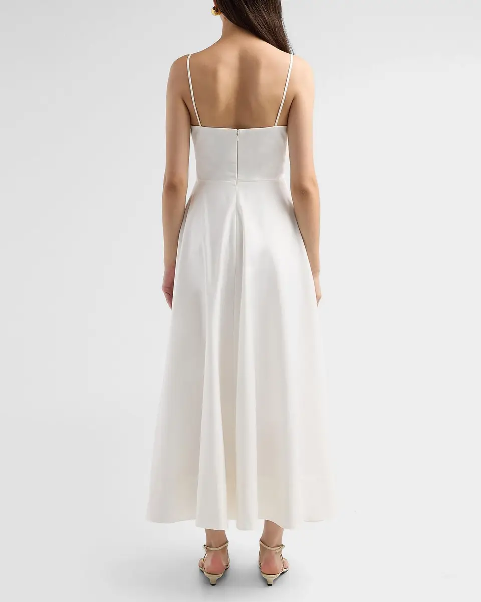 As It May Ariaelle Cotton-Blend Bow Midi Dress | Thumbnail 3 As It May Ariaelle Cotton-Blend Bow Midi Dress | Thumbnail 3