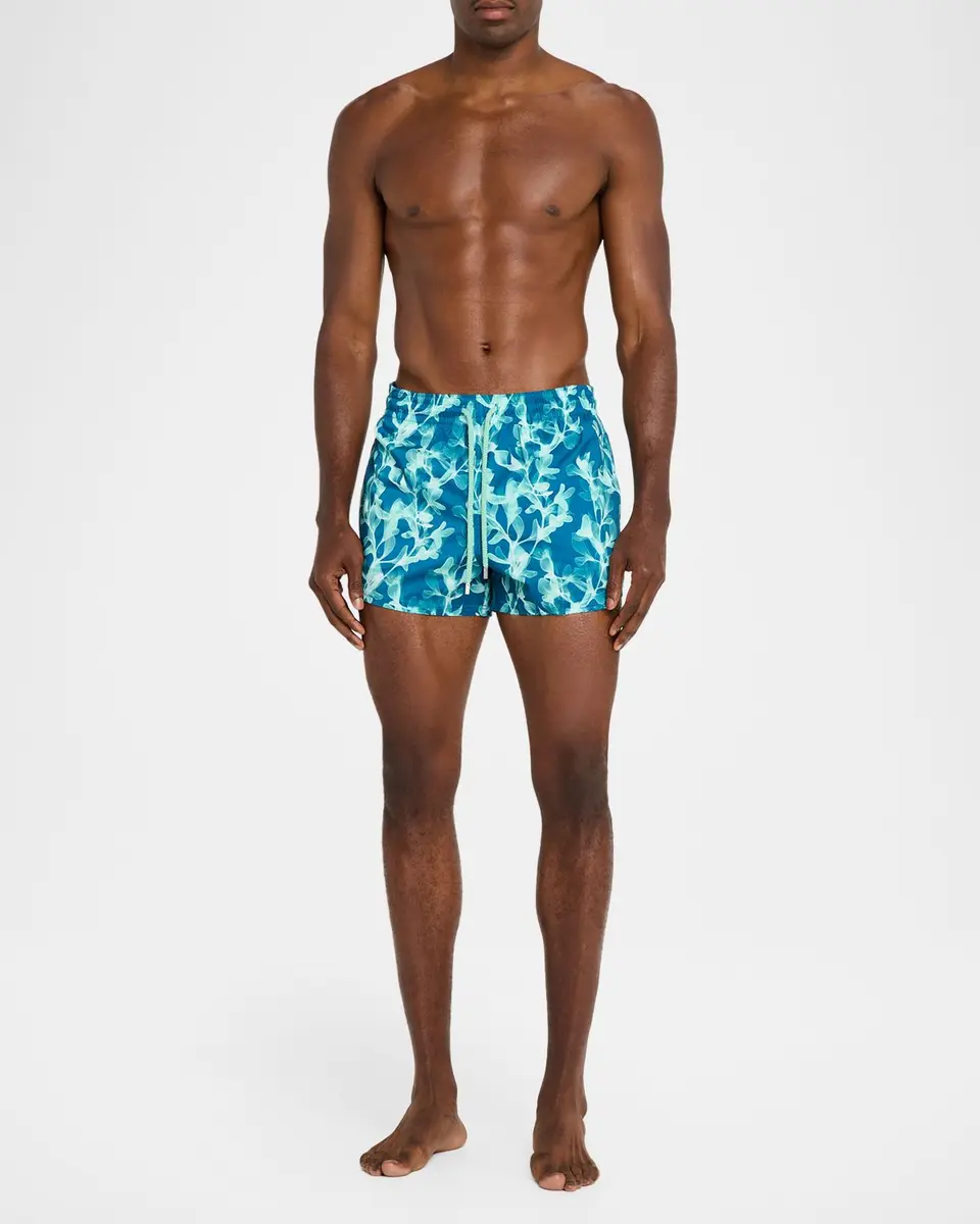 Vilebrequin Men's X-Ray Seaweed Swim Shorts | Thumbnail 2 Vilebrequin Men's X-Ray Seaweed Swim Shorts | Thumbnail 2