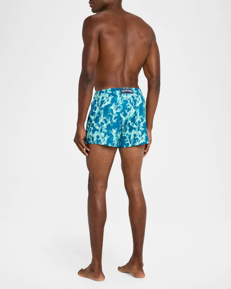 Vilebrequin Men's X-Ray Seaweed Swim Shorts | Thumbnail 3 Vilebrequin Men's X-Ray Seaweed Swim Shorts | Thumbnail 3