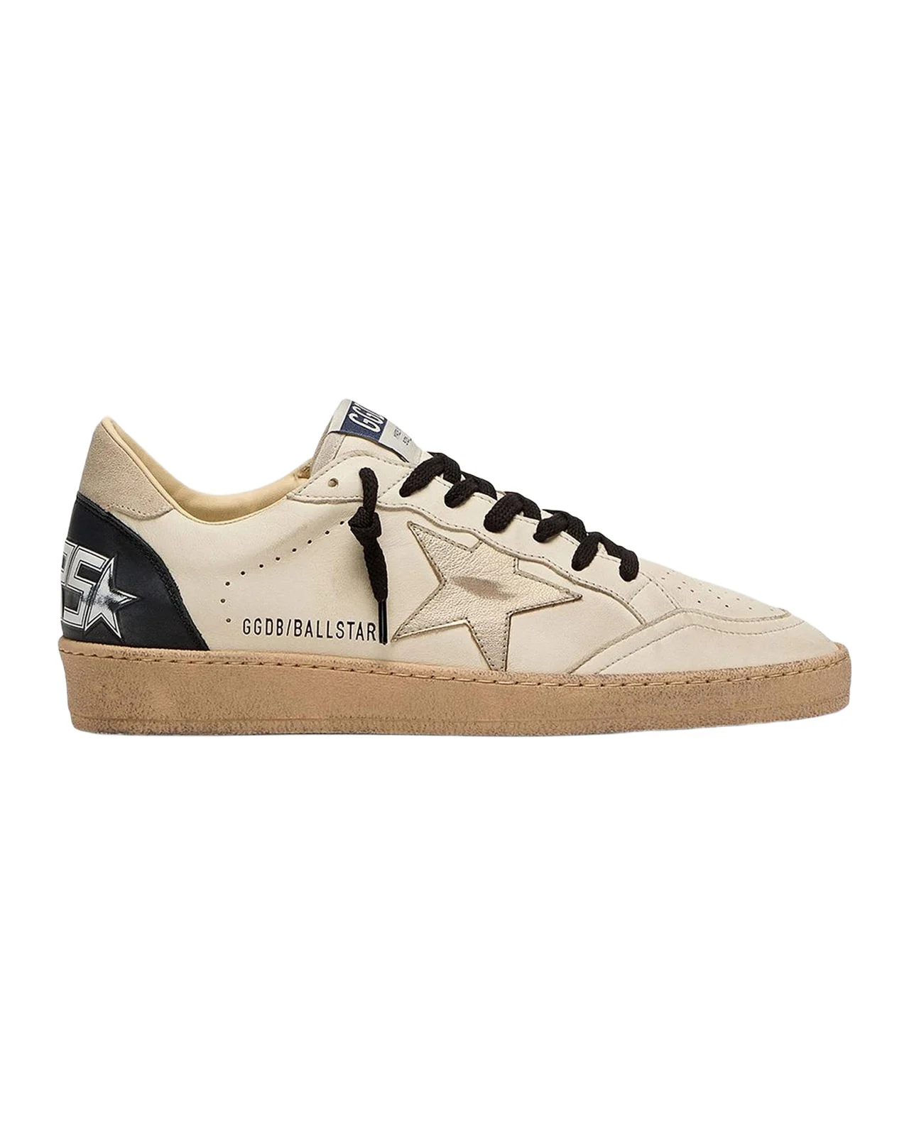 Golden Goose Men's Ball Star Leather Low-Top Sneakers