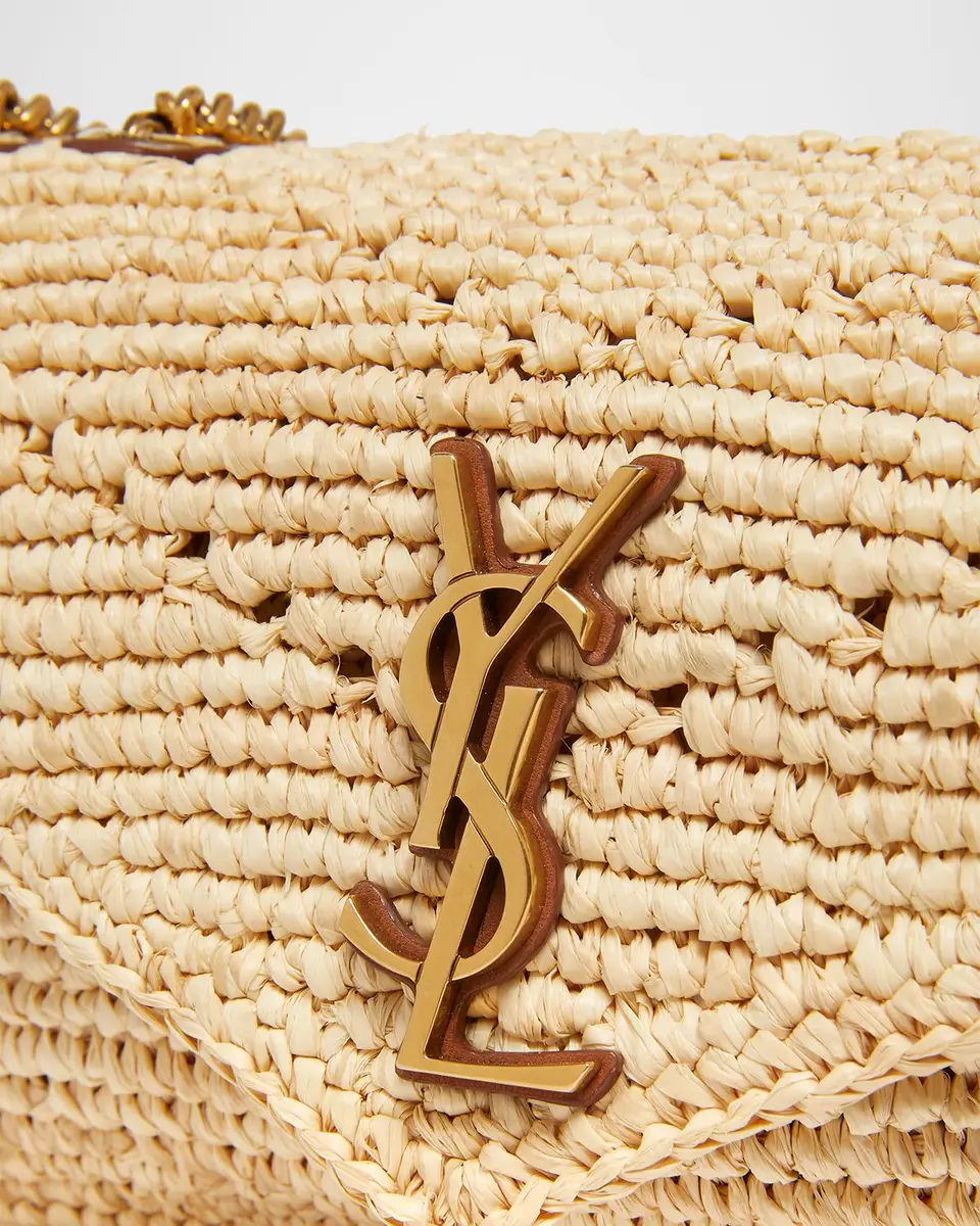 Saint Laurent Mini Loulou Shoulder Bag in Raffia | Thumbnail 6 Saint Laurent Mini Loulou Shoulder Bag in Raffia | Thumbnail 6