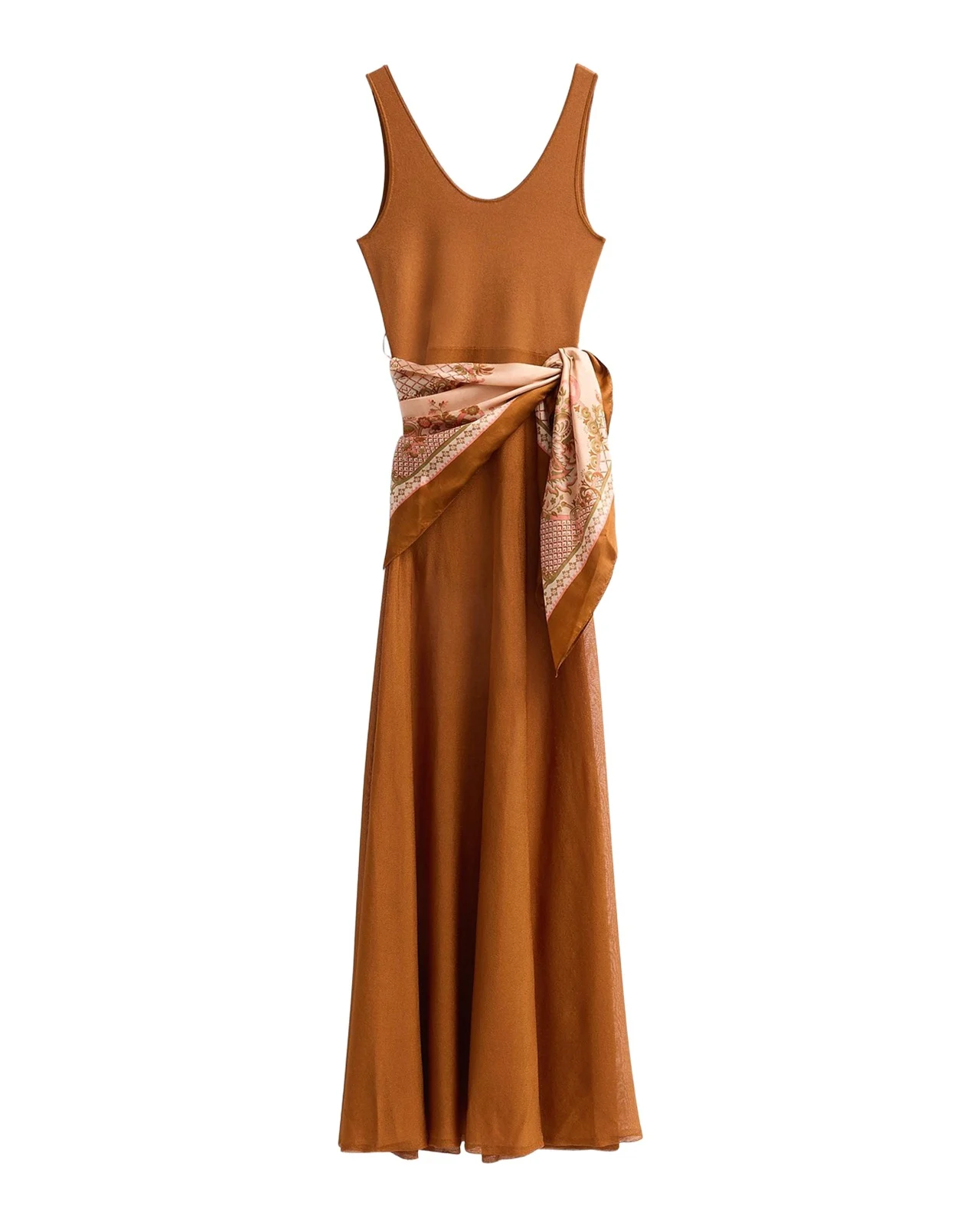 Zimmermann Aster Silk Scarf Maxi Dress