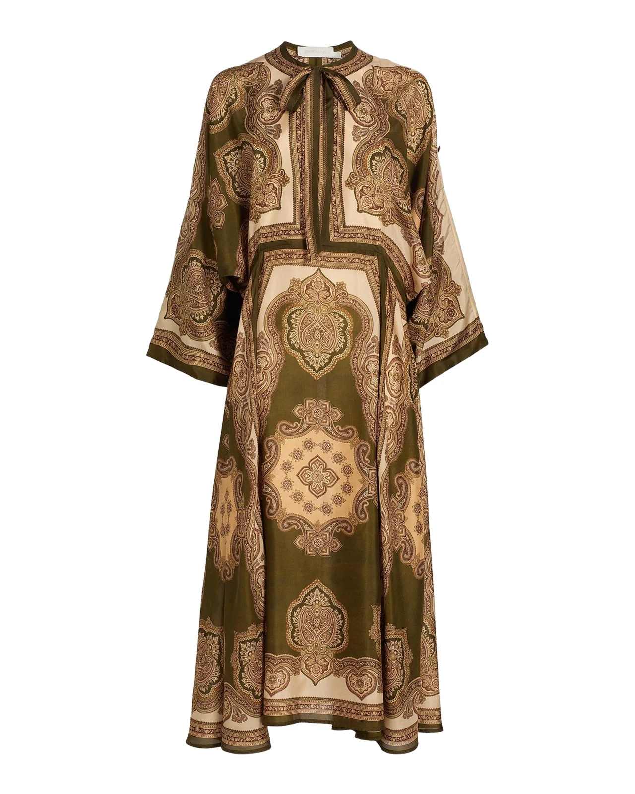 Mahon Paisley Silk Tunic Midi Dress Mahon Paisley Silk Tunic Midi Dress