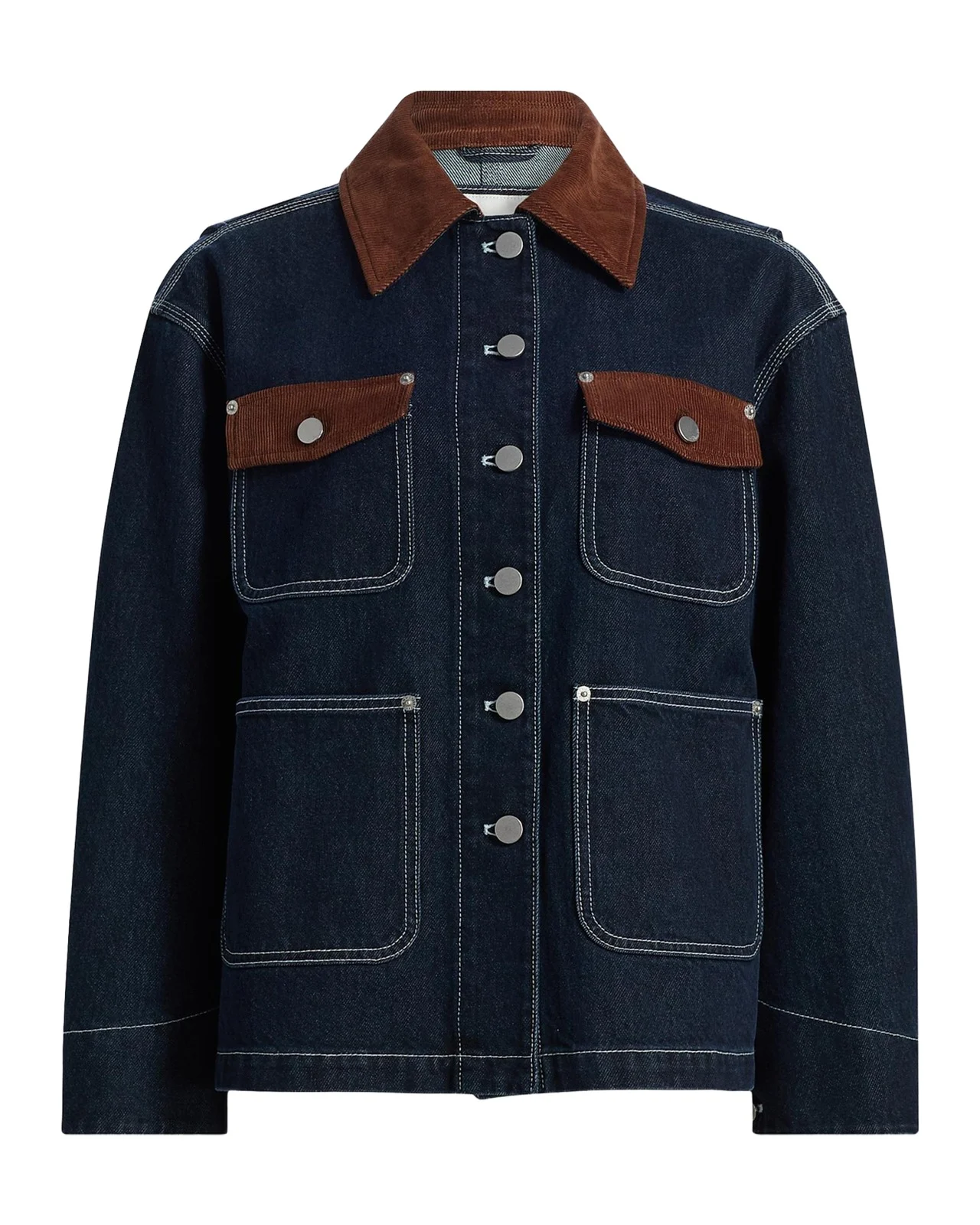 3.1 Phillip Lim Denim & Corduroy Chore Jacket