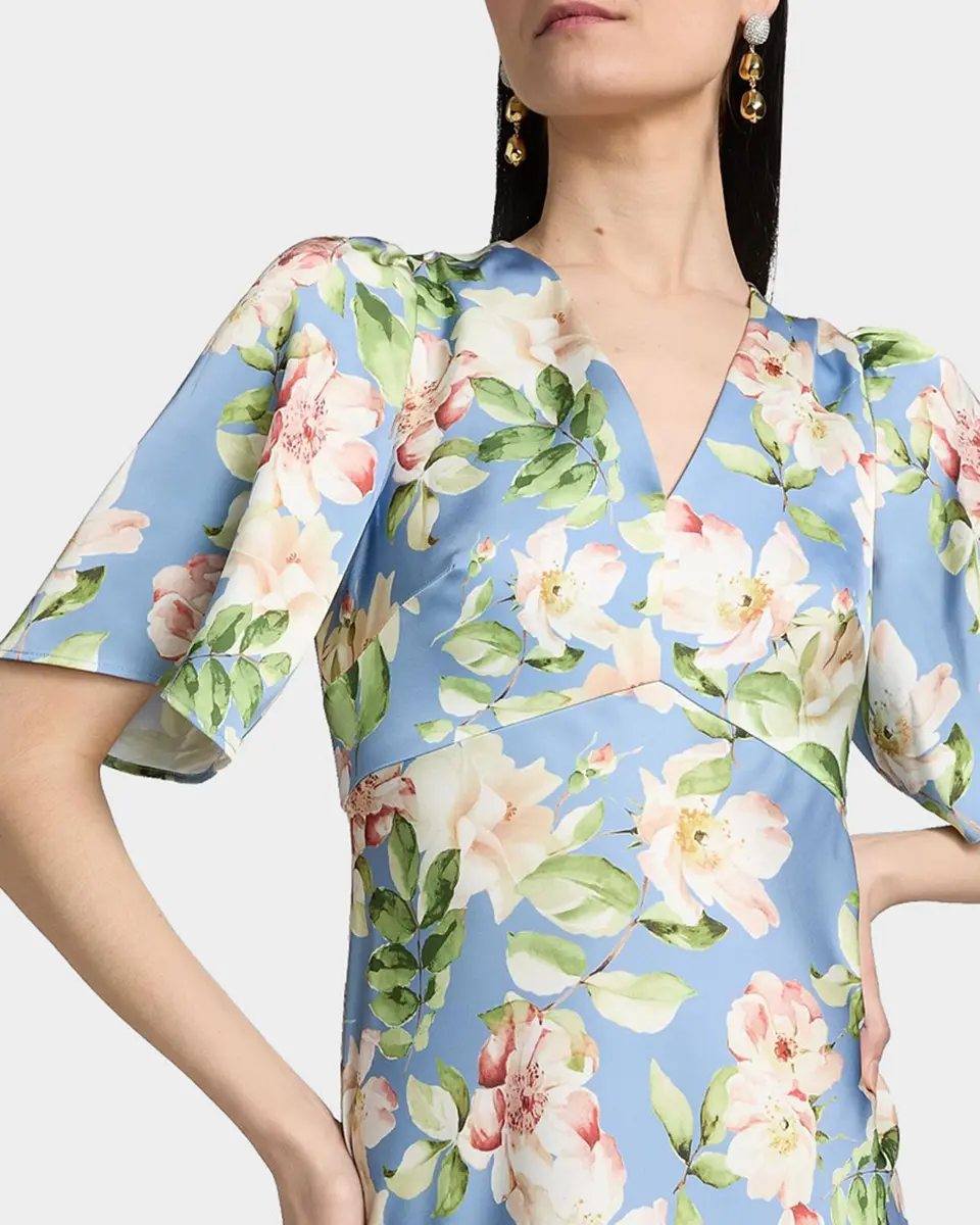 SACHIN & BABI Sabette Floral-Print Satin Maxi Dress | Thumbnail 5 SACHIN & BABI Sabette Floral-Print Satin Maxi Dress | Thumbnail 5