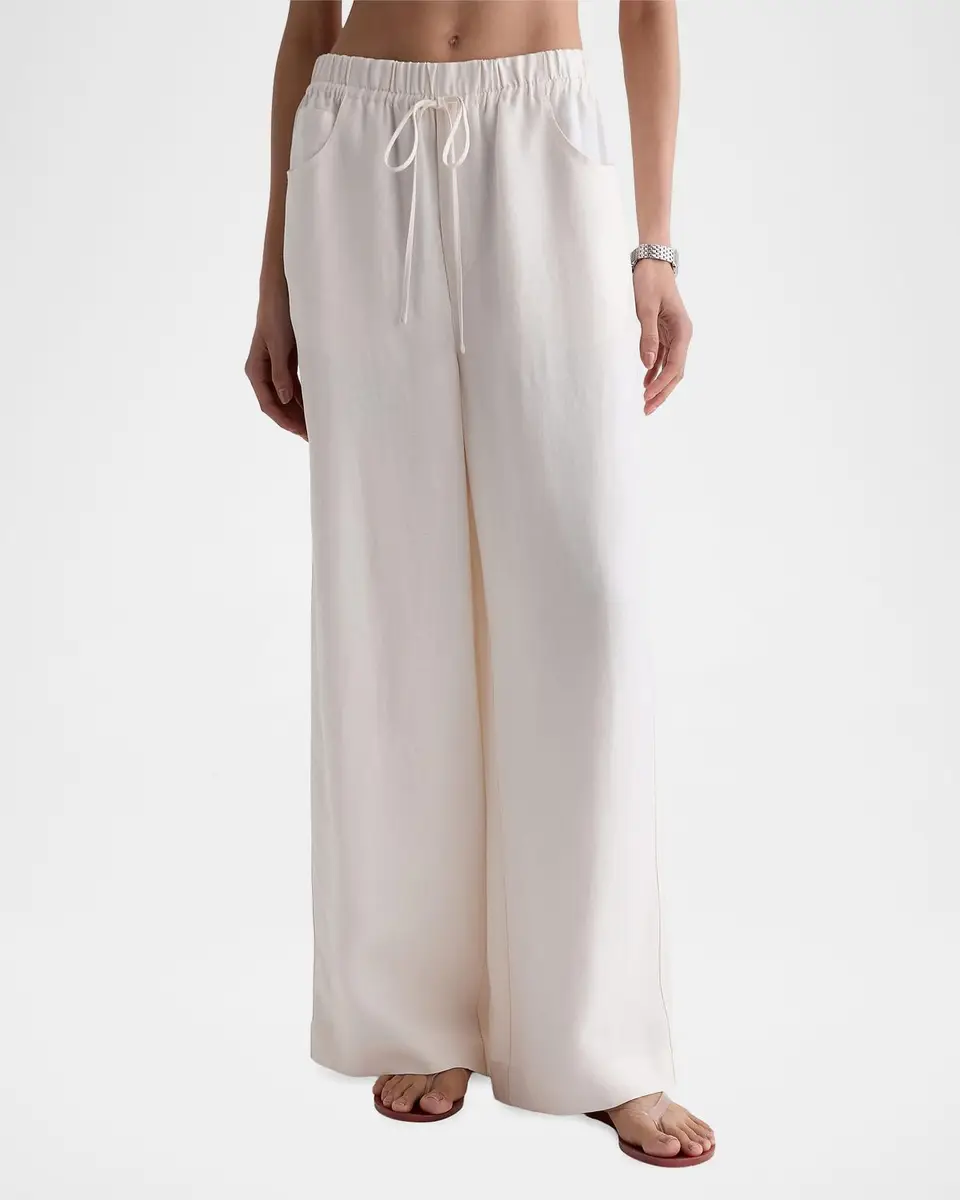 AG Jeans Century Silk-Blend Drawstring Pants | Thumbnail 7 AG Jeans Century Silk-Blend Drawstring Pants | Thumbnail 7
