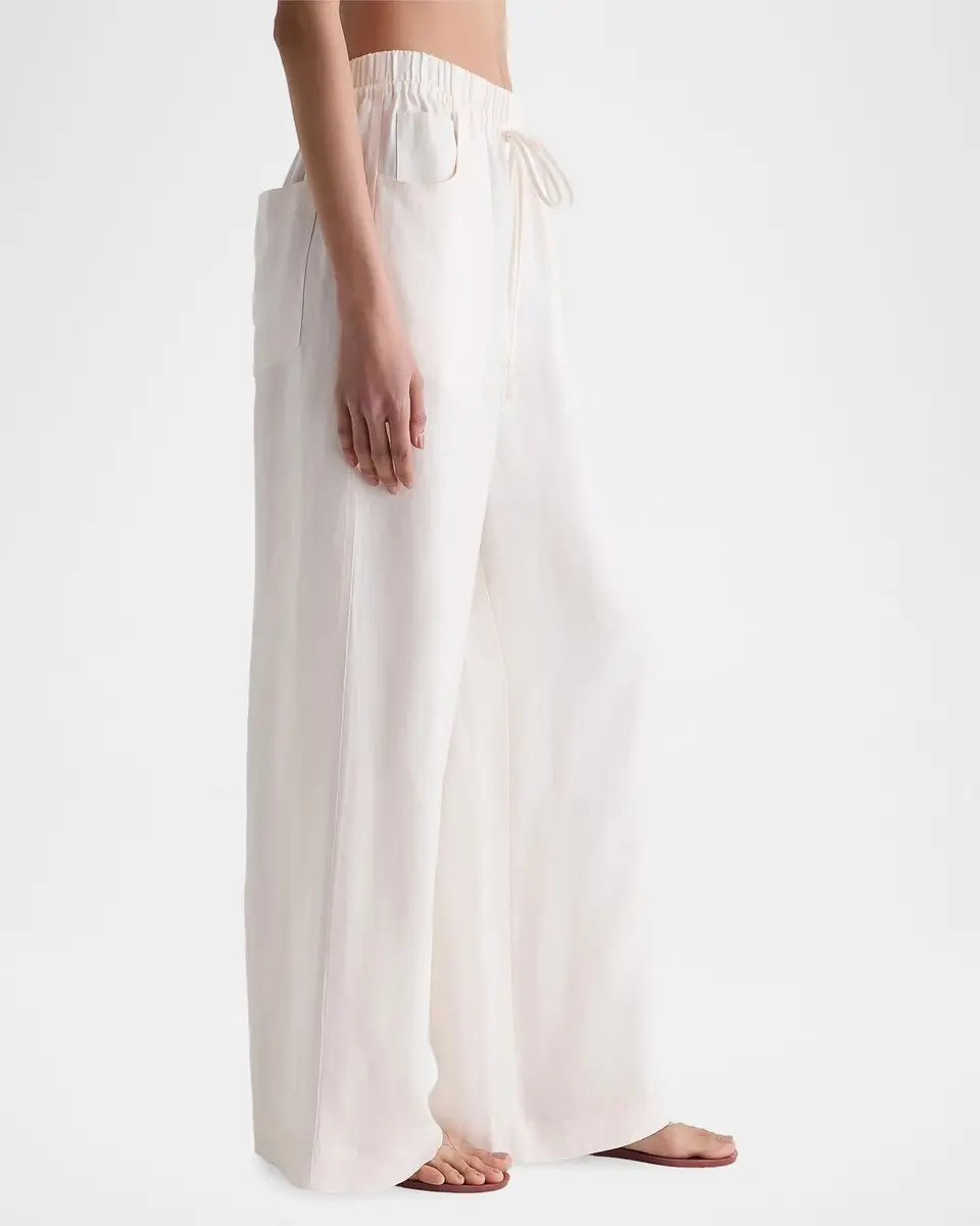 AG Jeans Century Silk-Blend Drawstring Pants | Thumbnail 8 AG Jeans Century Silk-Blend Drawstring Pants | Thumbnail 8