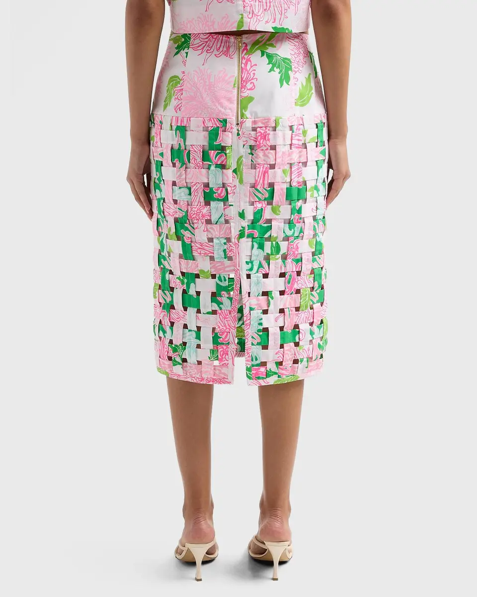 Lilly Pulitzer Goodwin Floral Woven Midi Skirt | Thumbnail 3 Lilly Pulitzer Goodwin Floral Woven Midi Skirt | Thumbnail 3