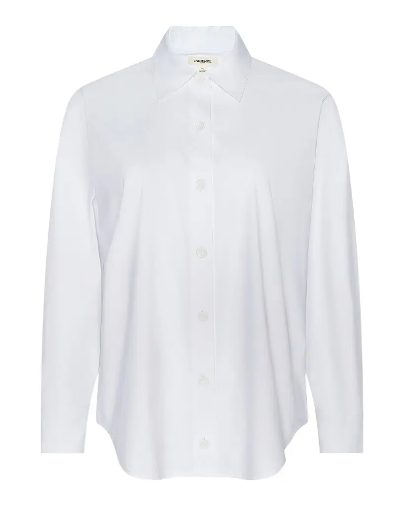 L'AGENCE Rylie Relaxed Button-Front Shirt | Image 1 L'AGENCE Rylie Relaxed Button-Front Shirt | Image 1