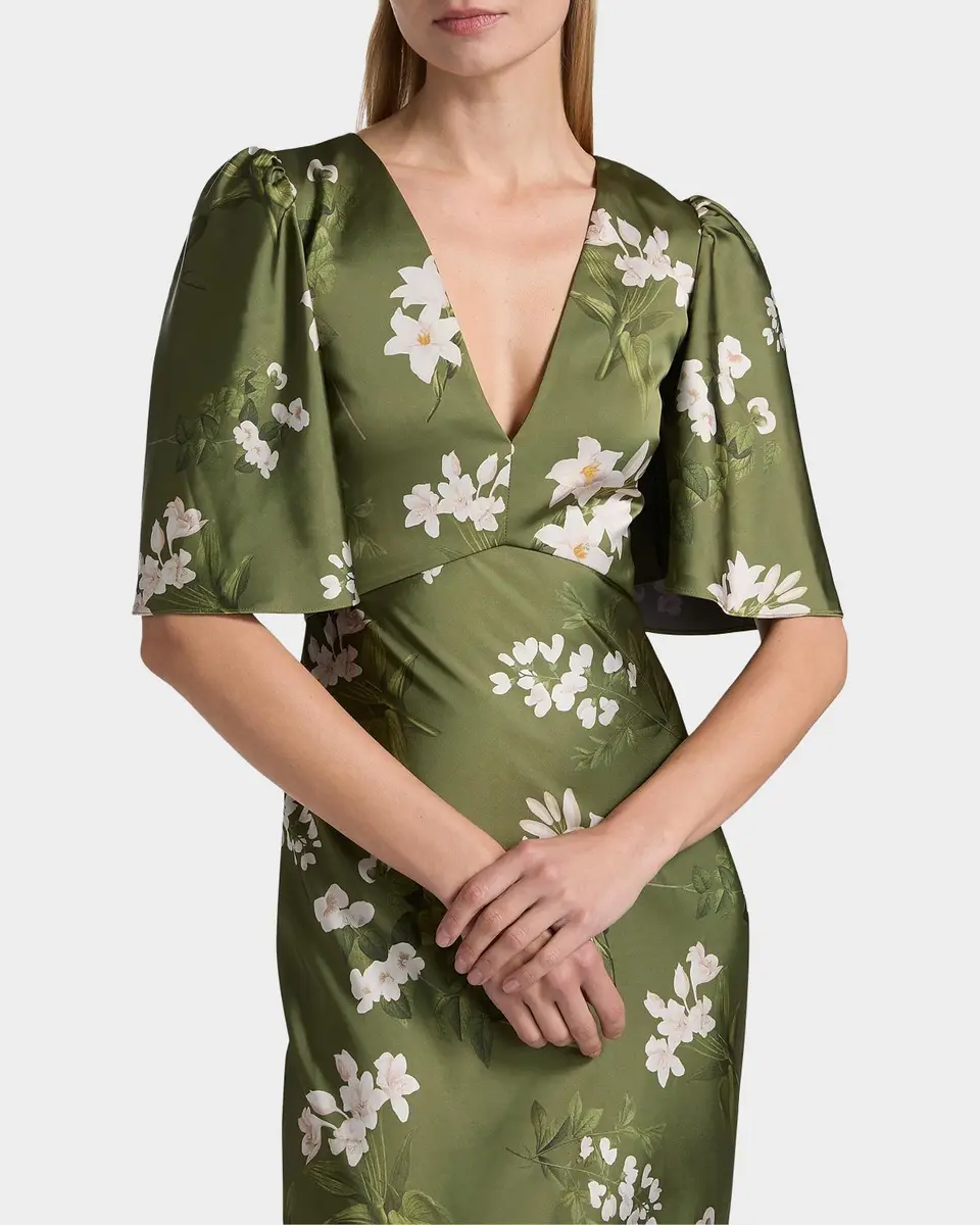 SACHIN & BABI Mae Floral Satin Gown | Thumbnail 5 SACHIN & BABI Mae Floral Satin Gown | Thumbnail 5