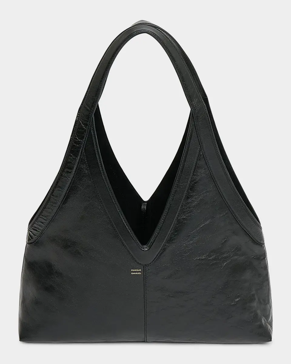 MANSUR GAVRIEL Medium Logo Tote Bag | Thumbnail 2 MANSUR GAVRIEL Medium Logo Tote Bag | Thumbnail 2
