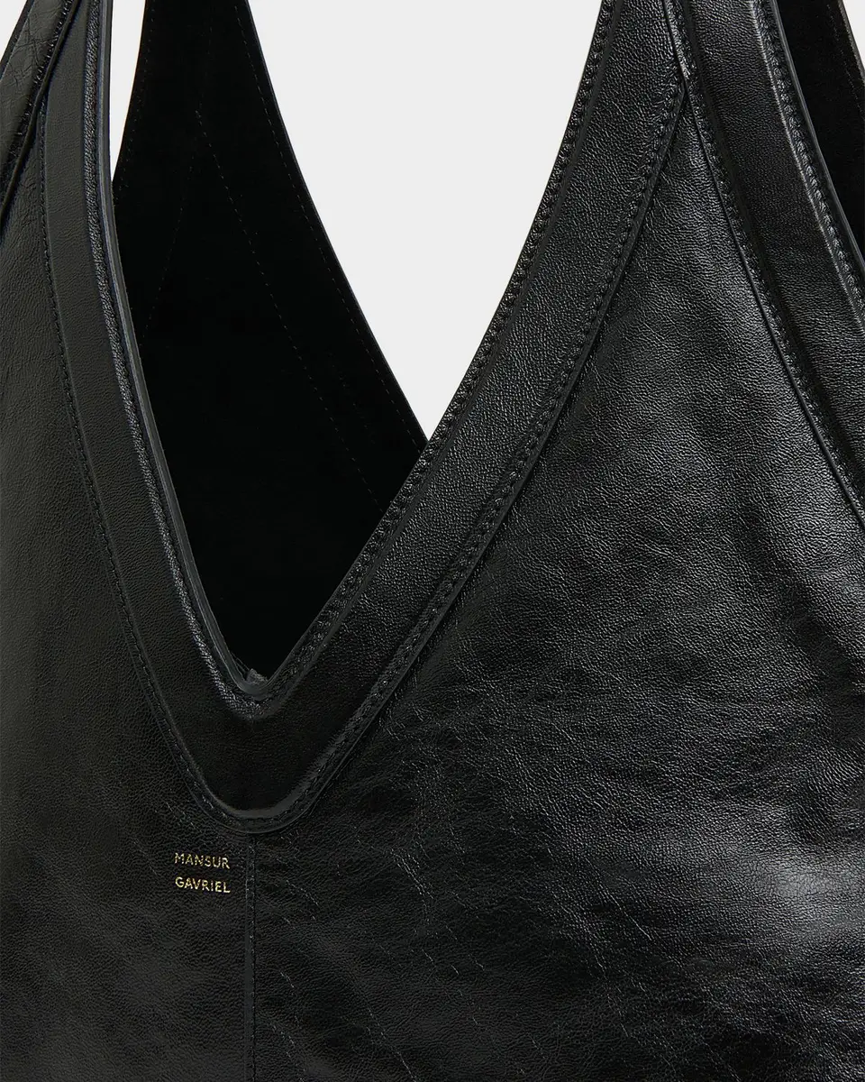 MANSUR GAVRIEL Medium Logo Tote Bag | Thumbnail 3 MANSUR GAVRIEL Medium Logo Tote Bag | Thumbnail 3