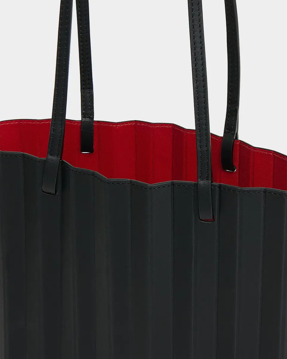 MANSUR GAVRIEL Pleated Filo Leather Tote Bag | Thumbnail 3