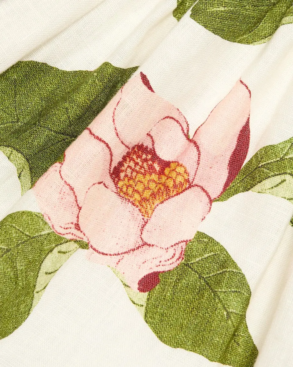 Cara Cara Pero Floral Linen Mini Dress | Thumbnail 6 Cara Cara Pero Floral Linen Mini Dress | Thumbnail 6