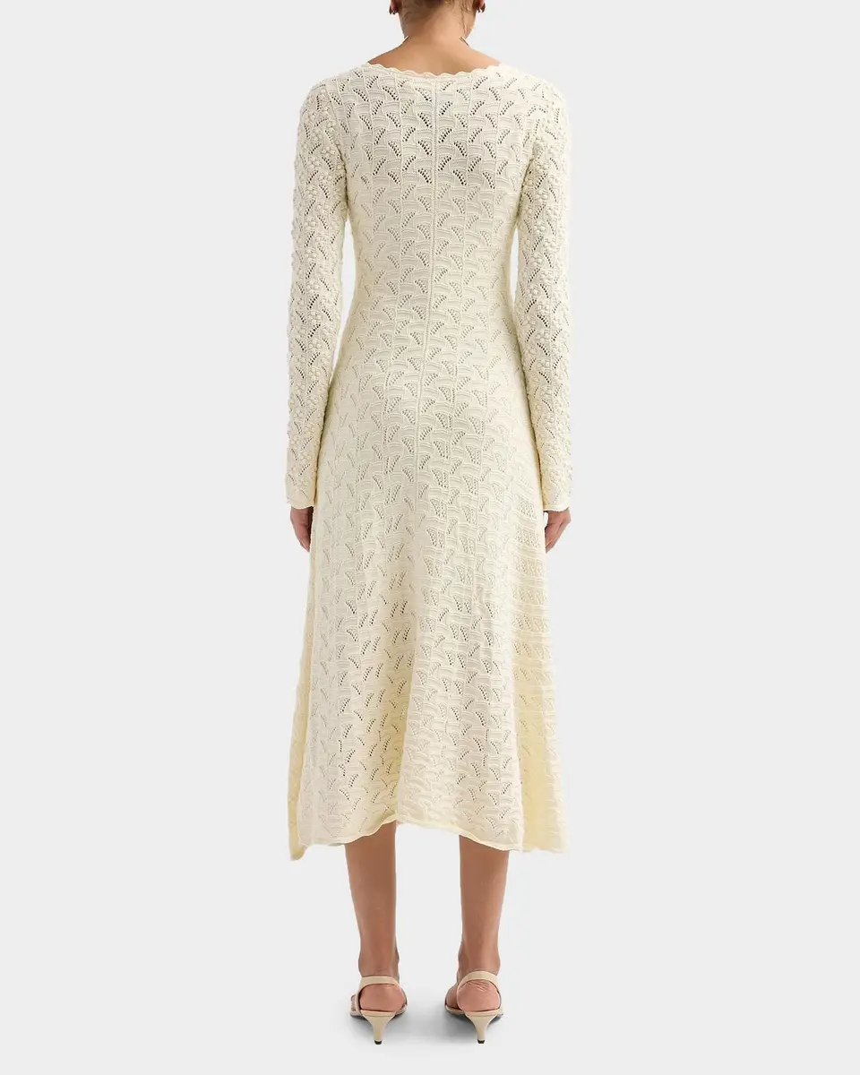 Cara Cara Avril Pointelle Midi Dress | Thumbnail 3 Cara Cara Avril Pointelle Midi Dress | Thumbnail 3