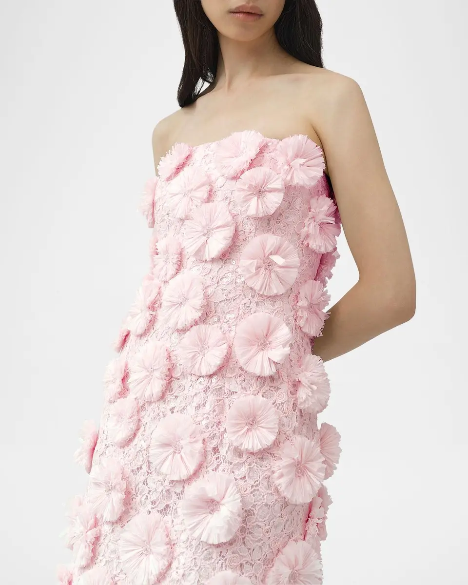 Simkhai Holland Floral Strapless Mini Dress | Thumbnail 5 Simkhai Holland Floral Strapless Mini Dress | Thumbnail 5