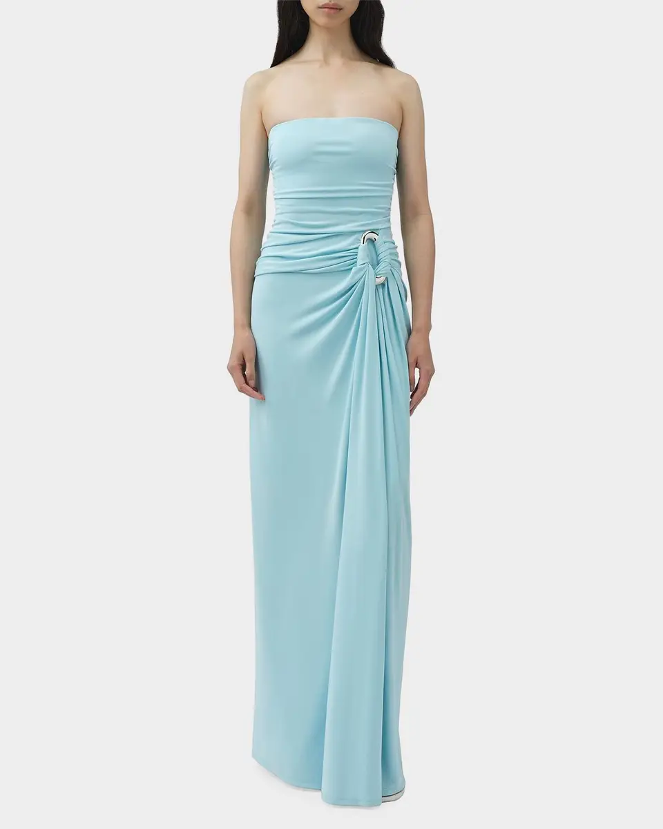 Simkhai Emma Strapless Jersey Bustier Maxi Dress | Thumbnail 2