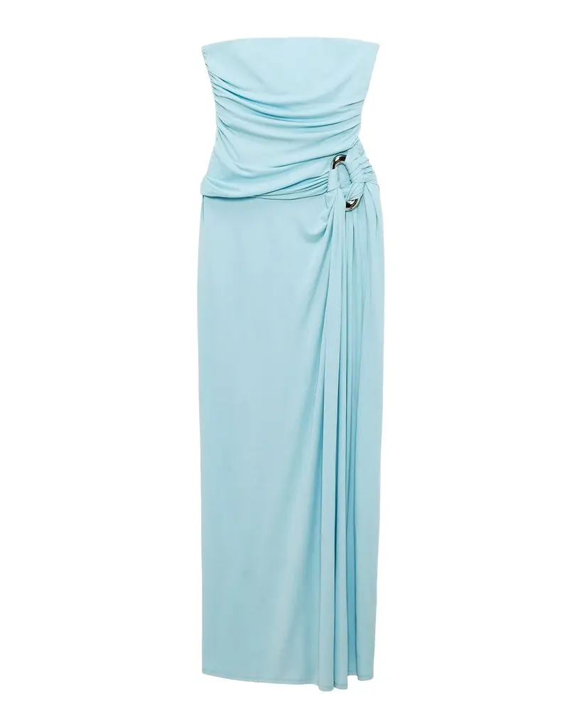 Simkhai Emma Strapless Jersey Bustier Maxi Dress | Image 1 Simkhai Emma Strapless Jersey Bustier Maxi Dress | Image 1