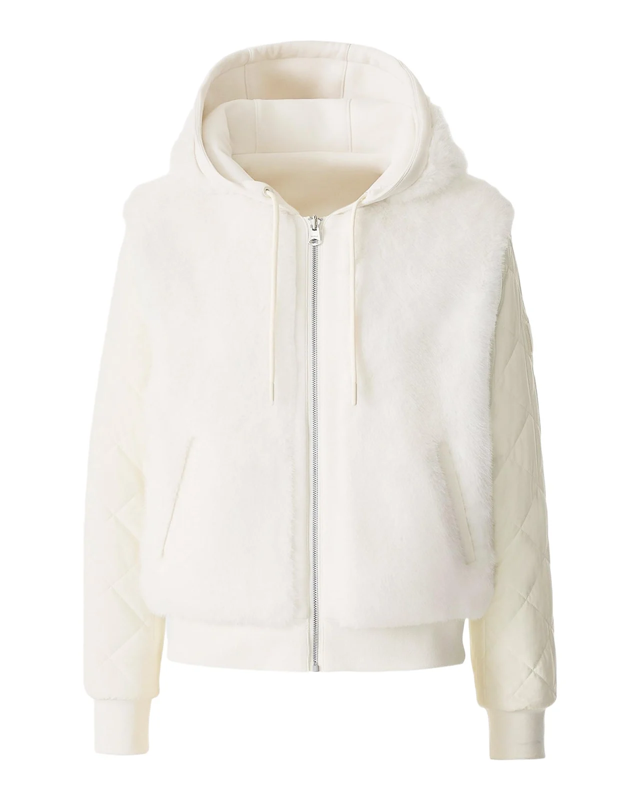 Gwendal Quilted Faux-Fur Reversible Hoodie Gwendal Quilted Faux-Fur Reversible Hoodie