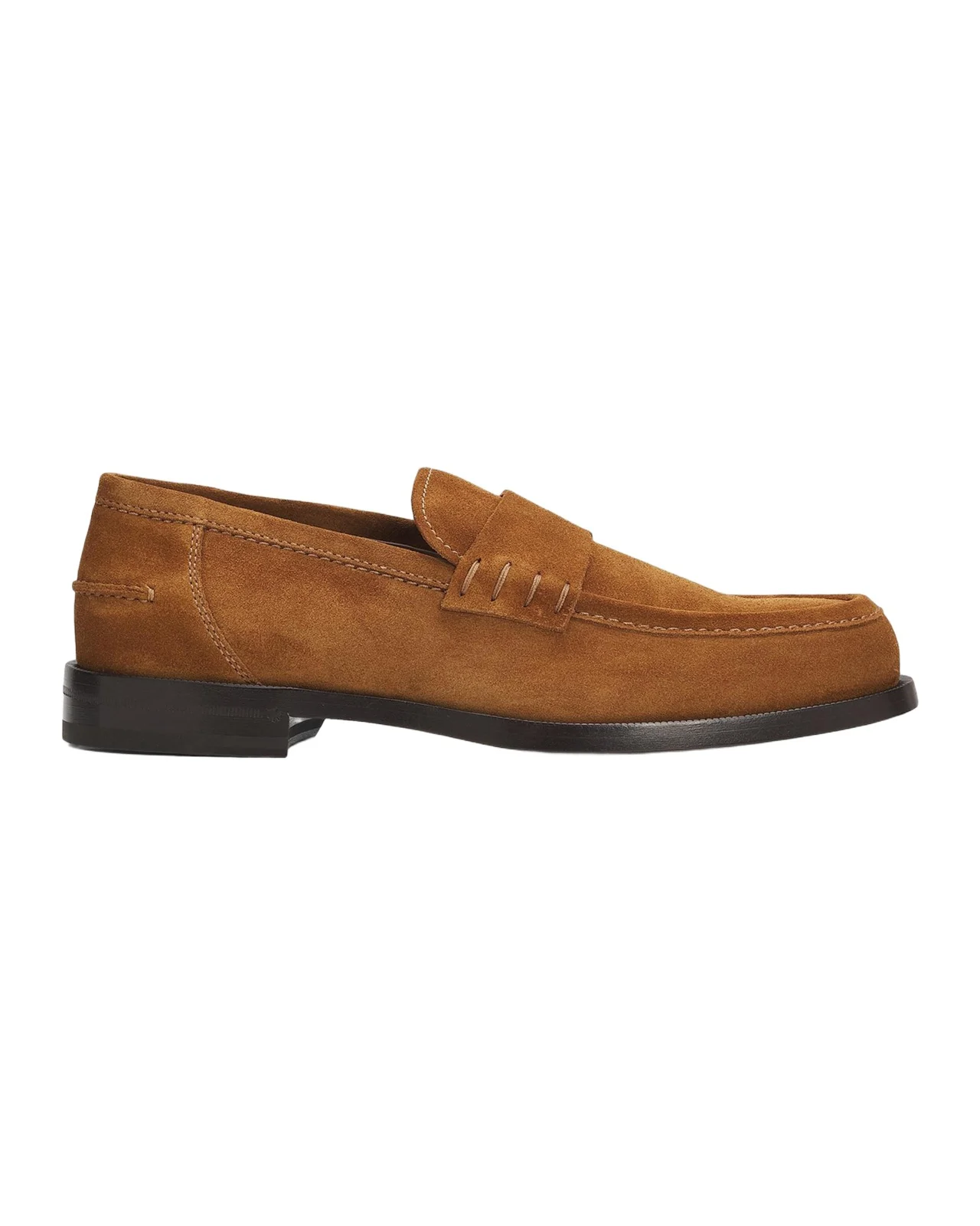 Gianvito Rossi Men's Preppy Suede Penny Loafers