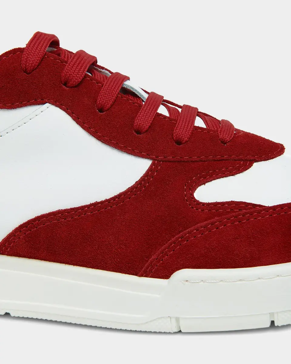 MOSCHINO Men's Leather Low-Top Sneakers | Thumbnail 4