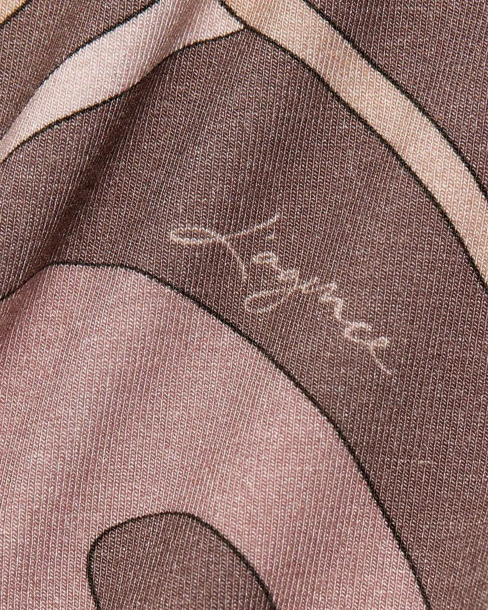 L'Agence Ressi Sepia Swirl T-Shirt | Thumbnail 6