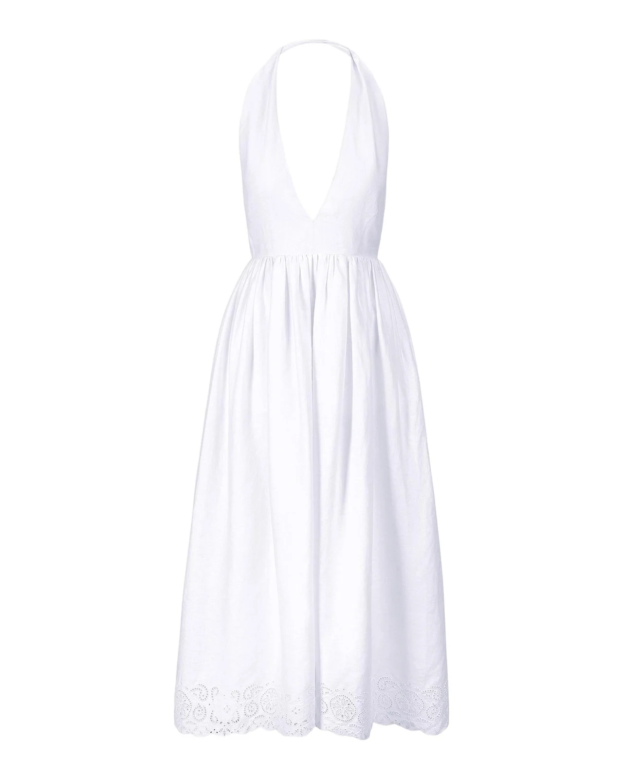 Grazia Linen Halter Midi Dress Grazia Linen Halter Midi Dress