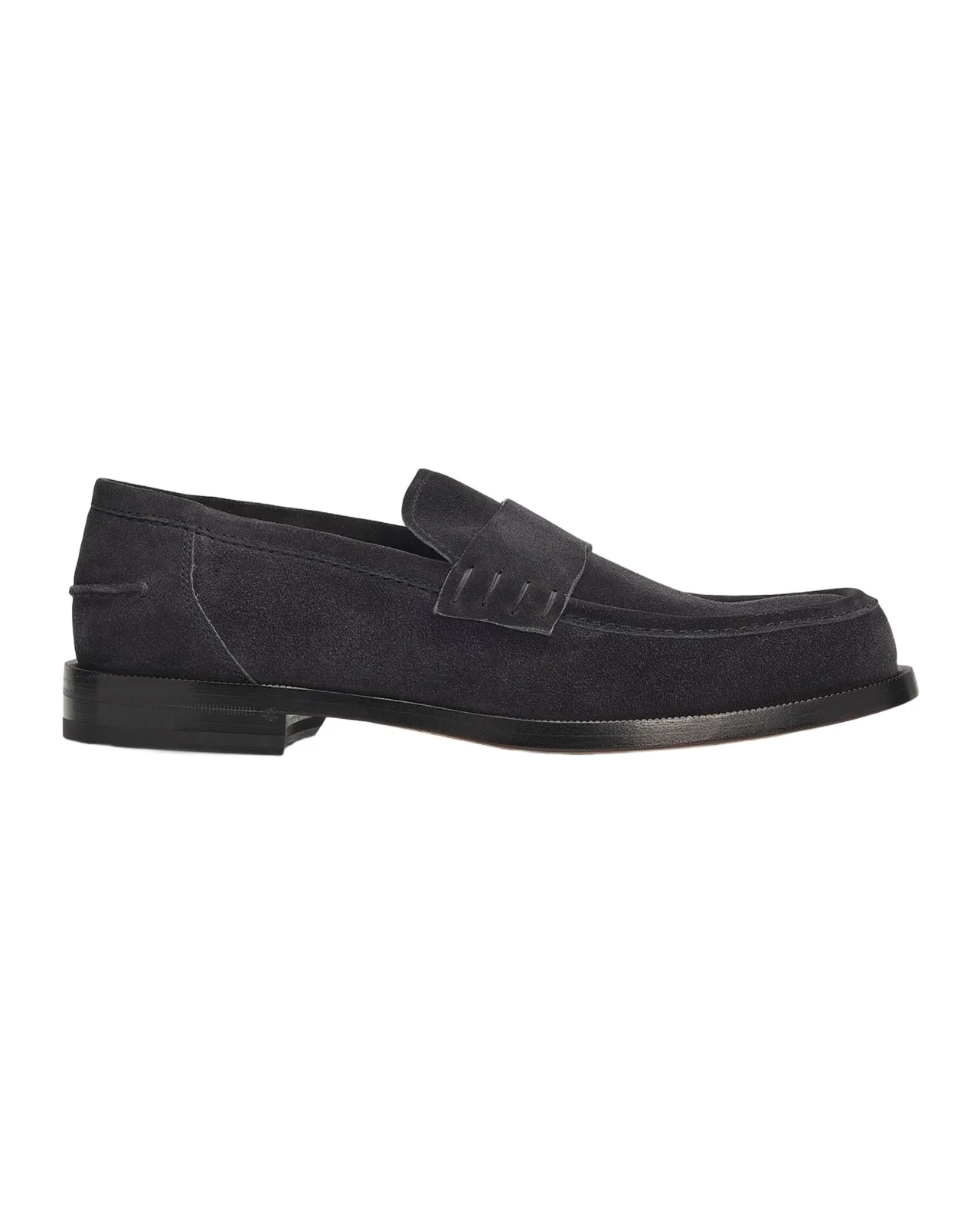 Gianvito Rossi Men's Preppy Suede Penny Loafers