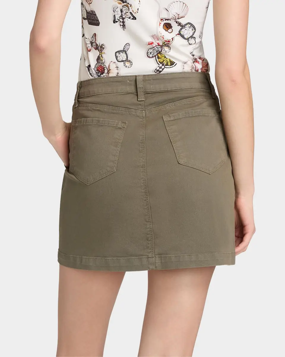 L'Agence Dora Cotton-Blend Mini Skirt | Thumbnail 3 L'Agence Dora Cotton-Blend Mini Skirt | Thumbnail 3