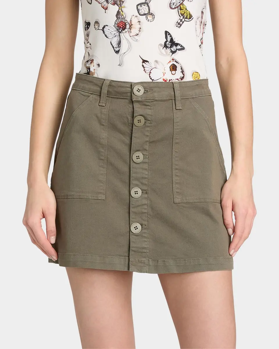 L'Agence Dora Cotton-Blend Mini Skirt | Thumbnail 4 L'Agence Dora Cotton-Blend Mini Skirt | Thumbnail 4