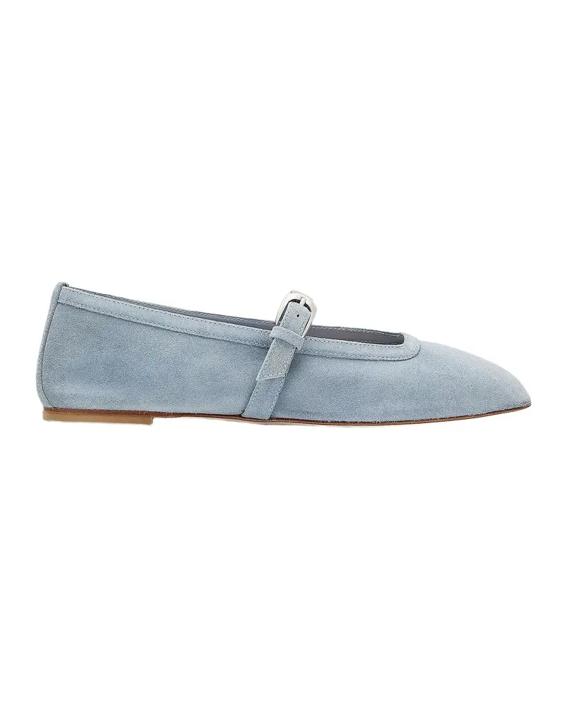 Stuart Weitzman Sai Suede Ballet Flats | Image 1 Stuart Weitzman Sai Suede Ballet Flats | Image 1