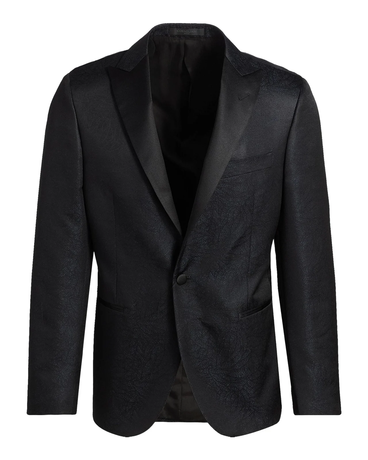Men's Wool-Silk Jacquard Sport Jacket