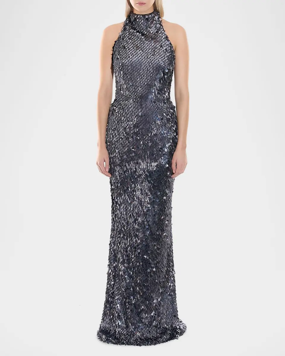 Zhivago The Changing Moon Sequin Gown | Thumbnail 2 Zhivago The Changing Moon Sequin Gown | Thumbnail 2