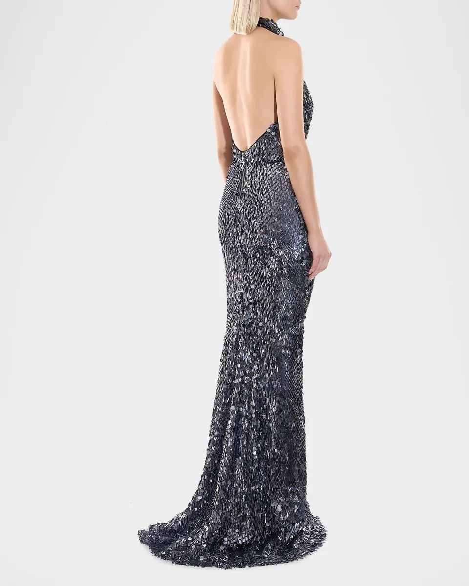 Zhivago The Changing Moon Sequin Gown | Thumbnail 3 Zhivago The Changing Moon Sequin Gown | Thumbnail 3