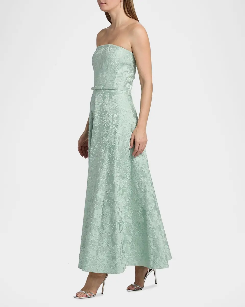 SACHIN & BABI Darian Floral Cloqué Maxi Dress | Thumbnail 2