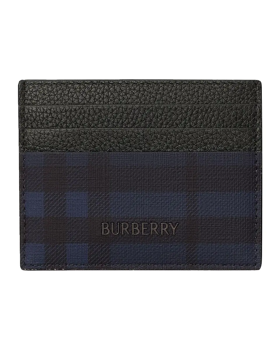 Burberry Men's City Check Coated Canvas Card Case | Thumbnail 3