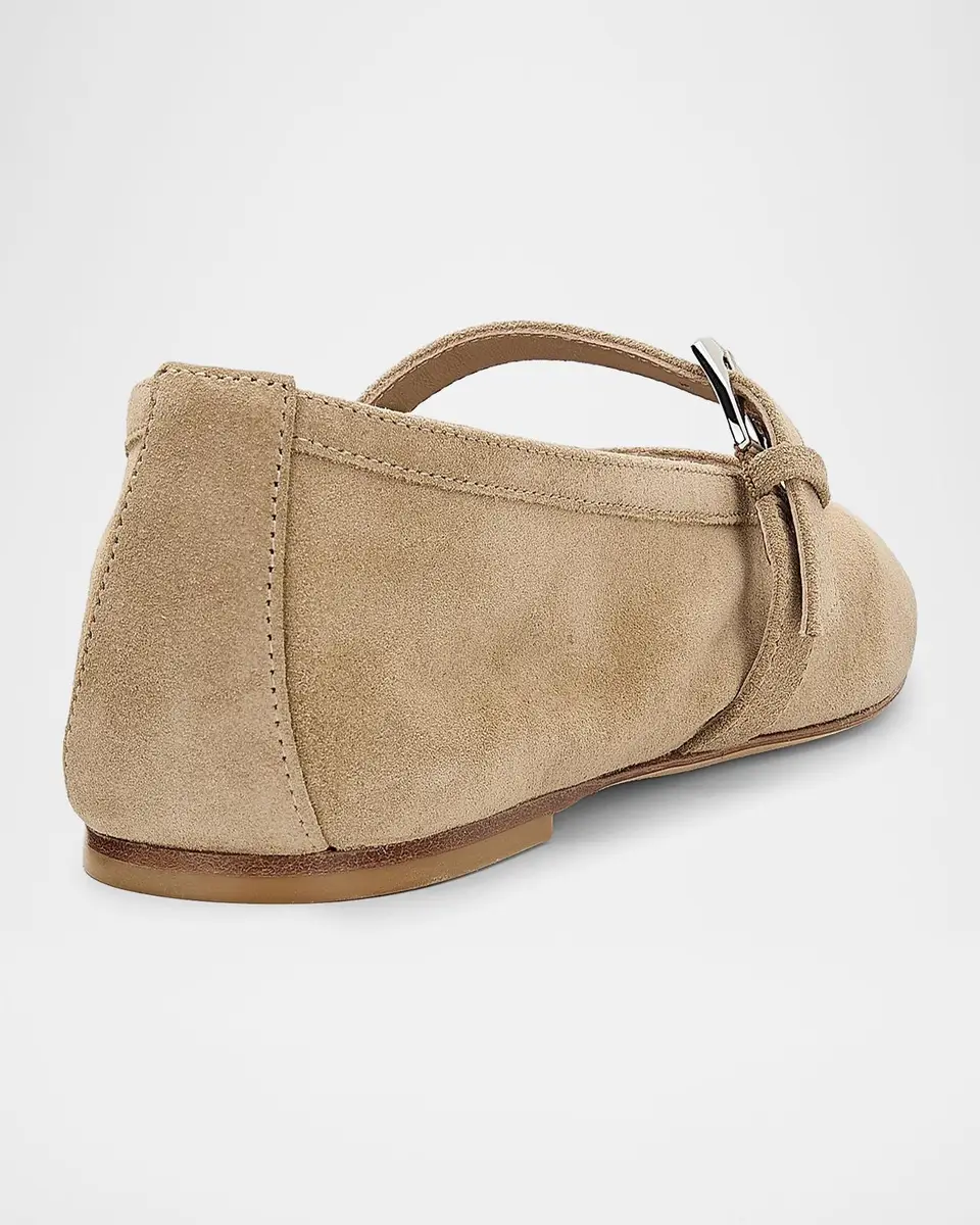 Stuart Weitzman Sai Suede Ballet Flats | Thumbnail 2 Stuart Weitzman Sai Suede Ballet Flats | Thumbnail 2