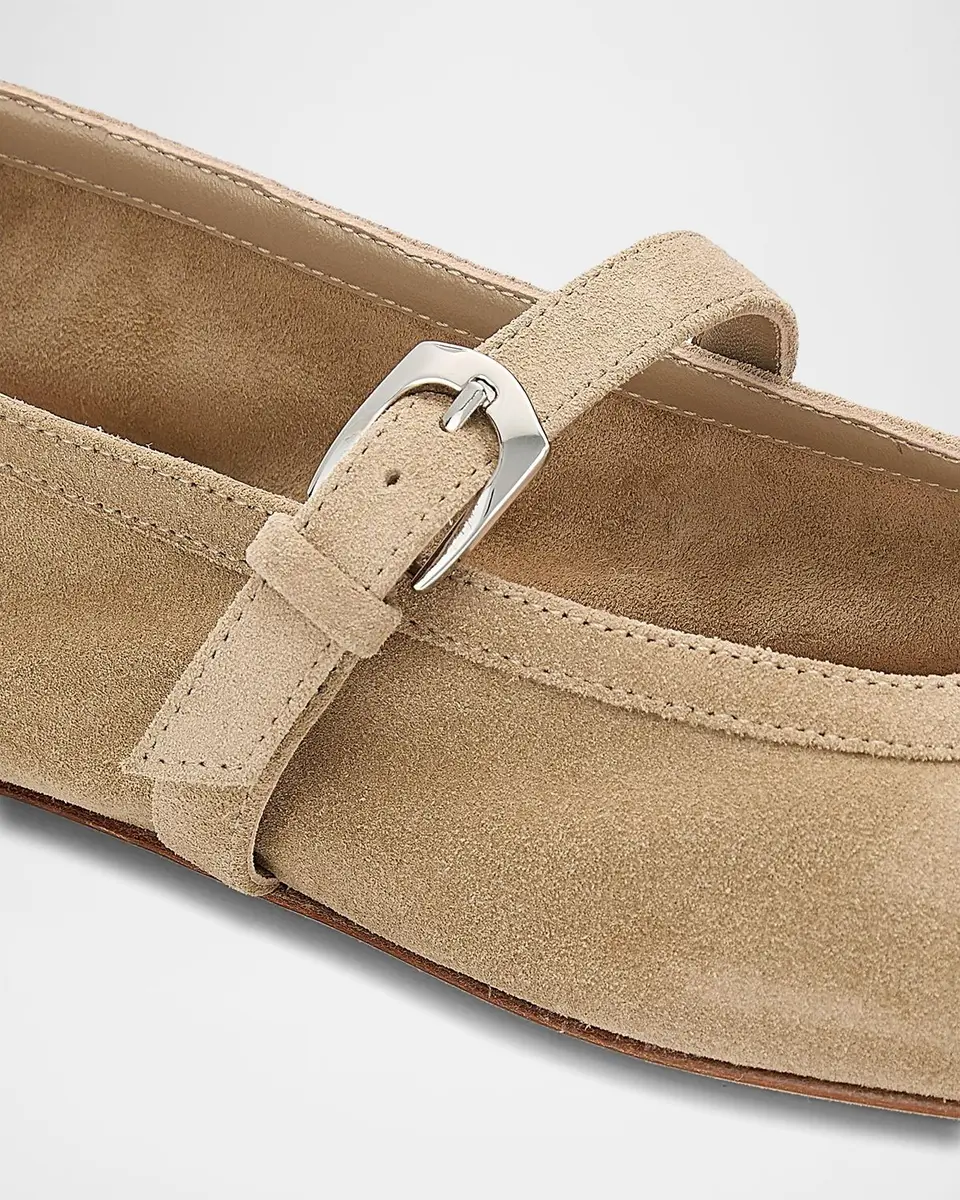 Stuart Weitzman Sai Suede Ballet Flats | Thumbnail 3 Stuart Weitzman Sai Suede Ballet Flats | Thumbnail 3