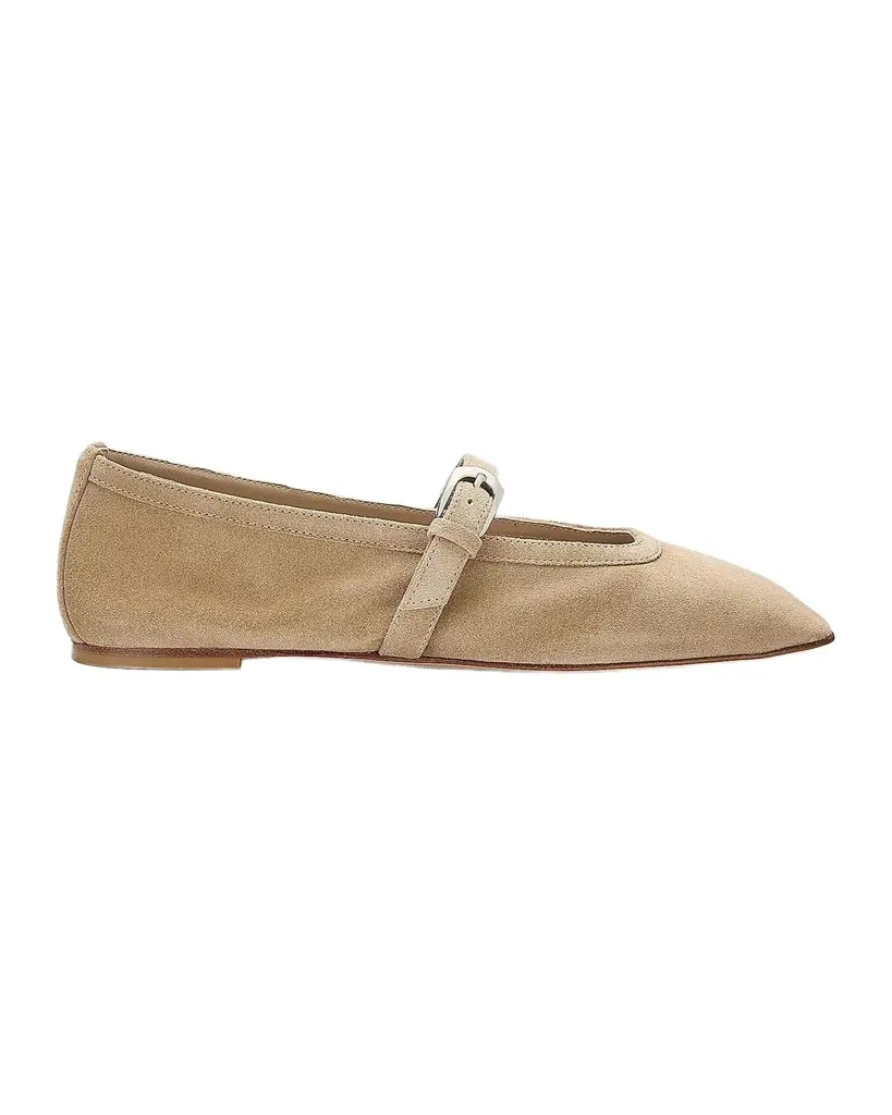 Stuart Weitzman Sai Suede Ballet Flats | Image 1 Stuart Weitzman Sai Suede Ballet Flats | Image 1