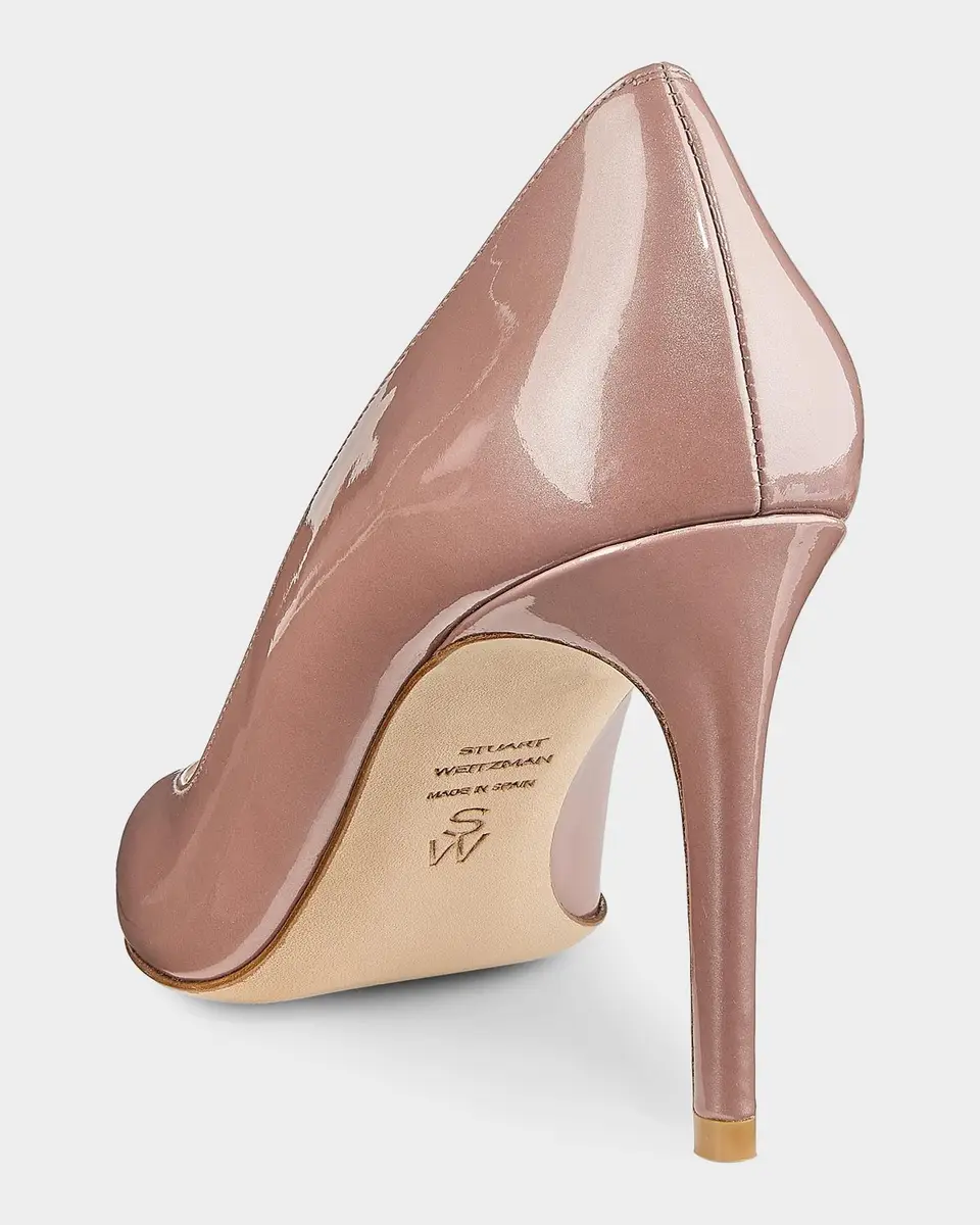 Stuart Weitzman Stuart Power 85MM Patent Leather Pumps | Thumbnail 2 Stuart Weitzman Stuart Power 85MM Patent Leather Pumps | Thumbnail 2