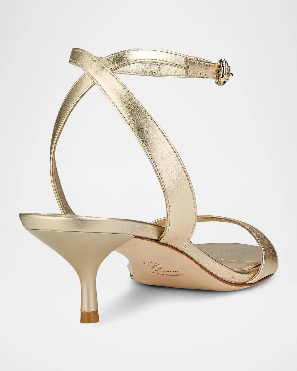 Stuart Weitzman Kellie 50MM Leather Sandals | Thumbnail 3