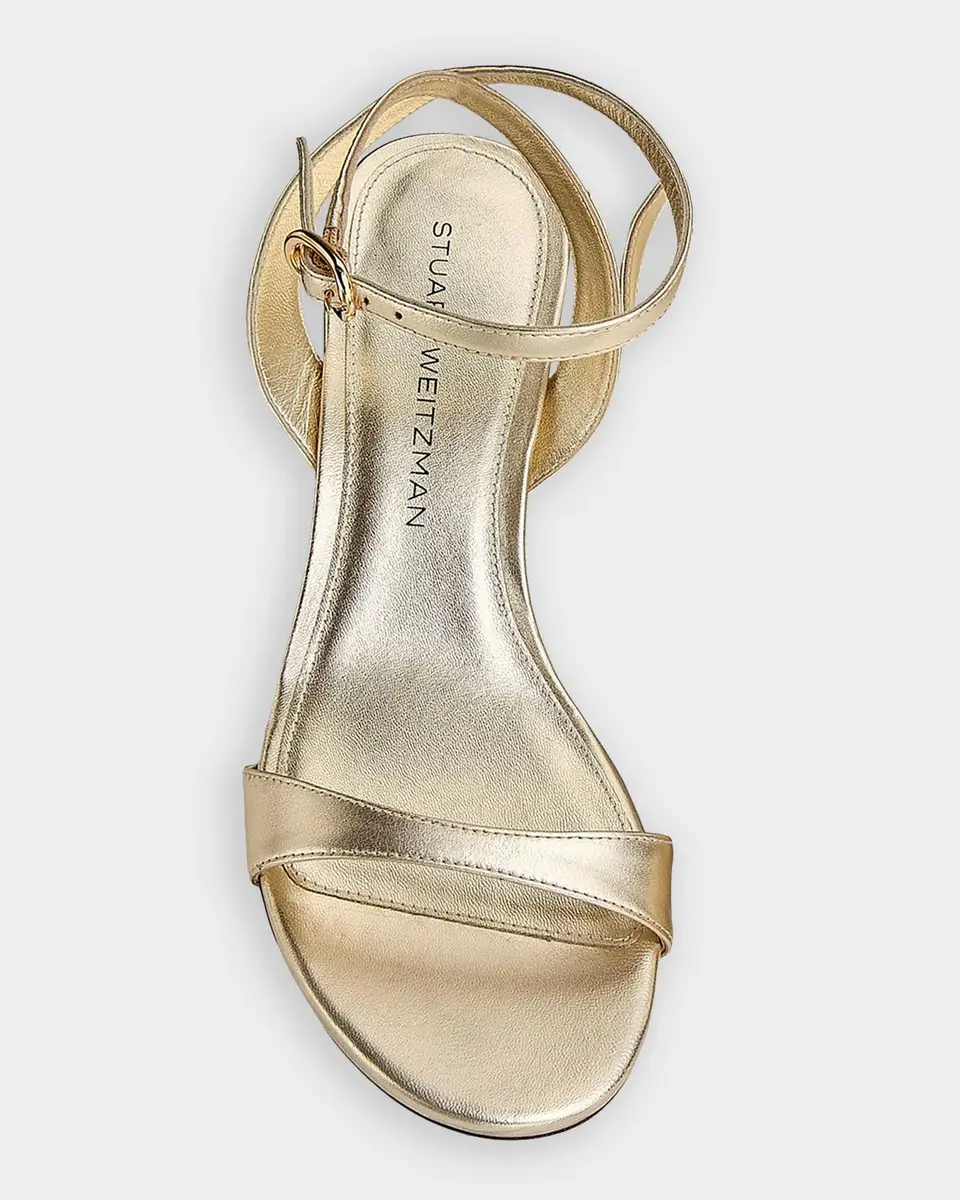 Stuart Weitzman Kellie 50MM Leather Sandals | Thumbnail 5