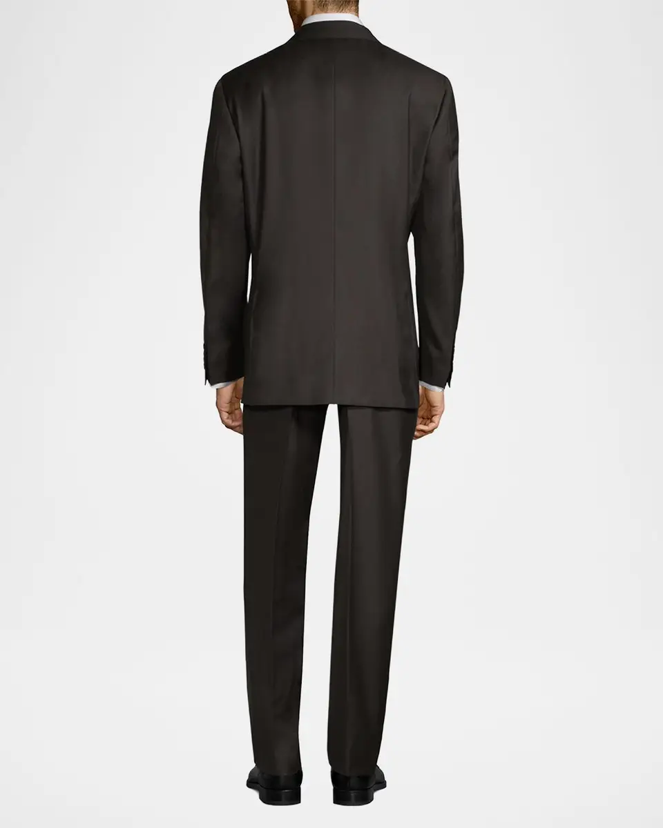 Canali Regular-Fit Two-Button Wool-Blend Suit | Thumbnail 3 Canali Regular-Fit Two-Button Wool-Blend Suit | Thumbnail 3