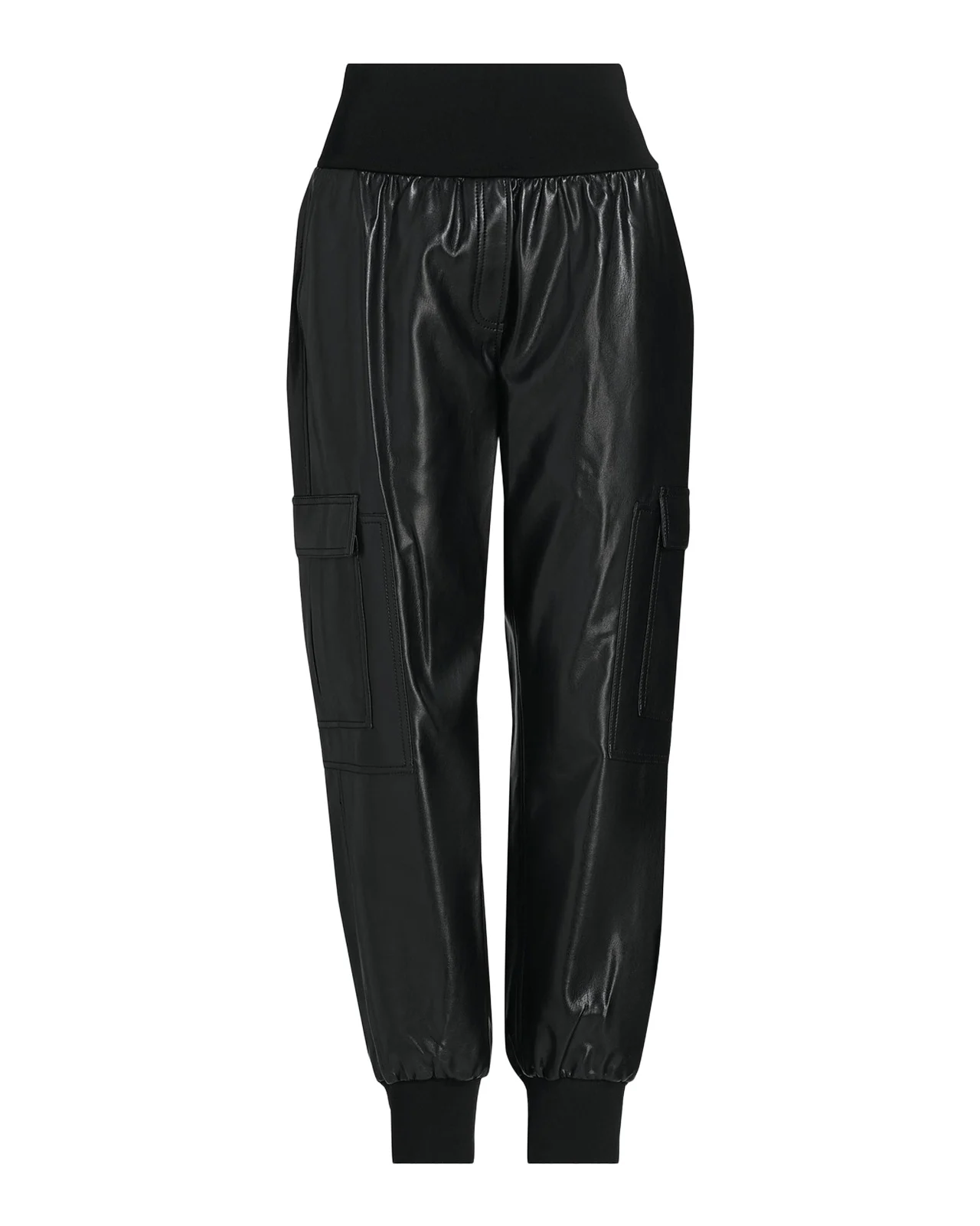 Giles Faux-Leather Crop Pants