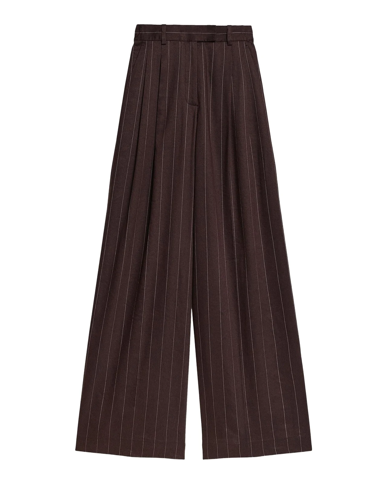 Double-Pleated Wide-Leg Trousers Double-Pleated Wide-Leg Trousers