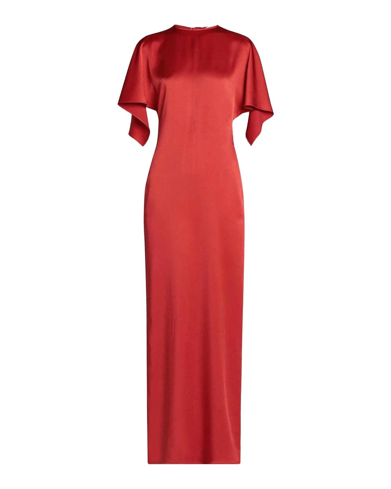 Stella McCartney Satin Tie-Back Maxi Dress