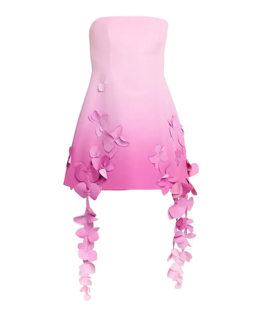 Forever Young Sandia Ombré Strapless Mini Dress Forever Young Sandia Ombré Strapless Mini Dress
