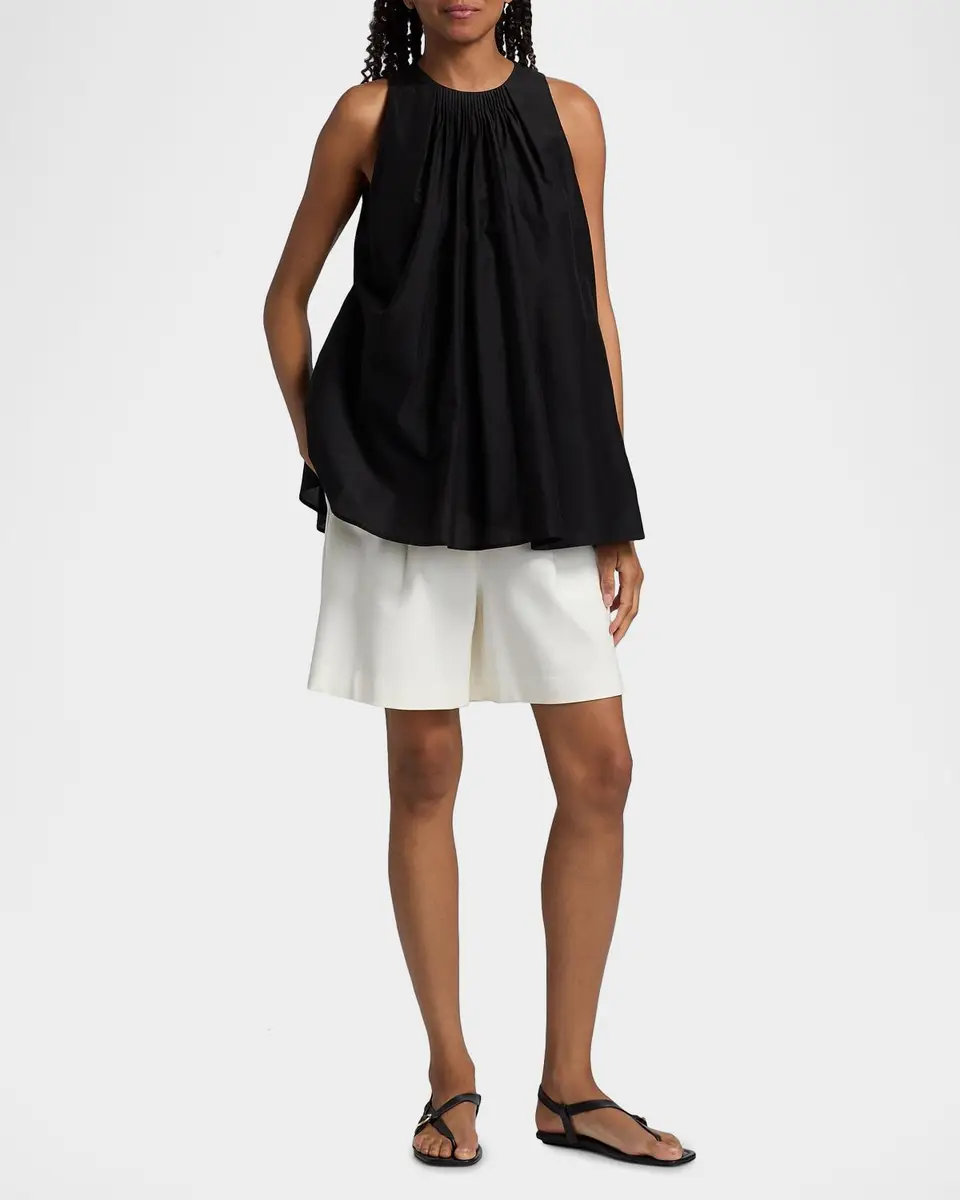 Loulou de Saison Liao Sleeveless Pleated Blouse | Thumbnail 2 Loulou de Saison Liao Sleeveless Pleated Blouse | Thumbnail 2