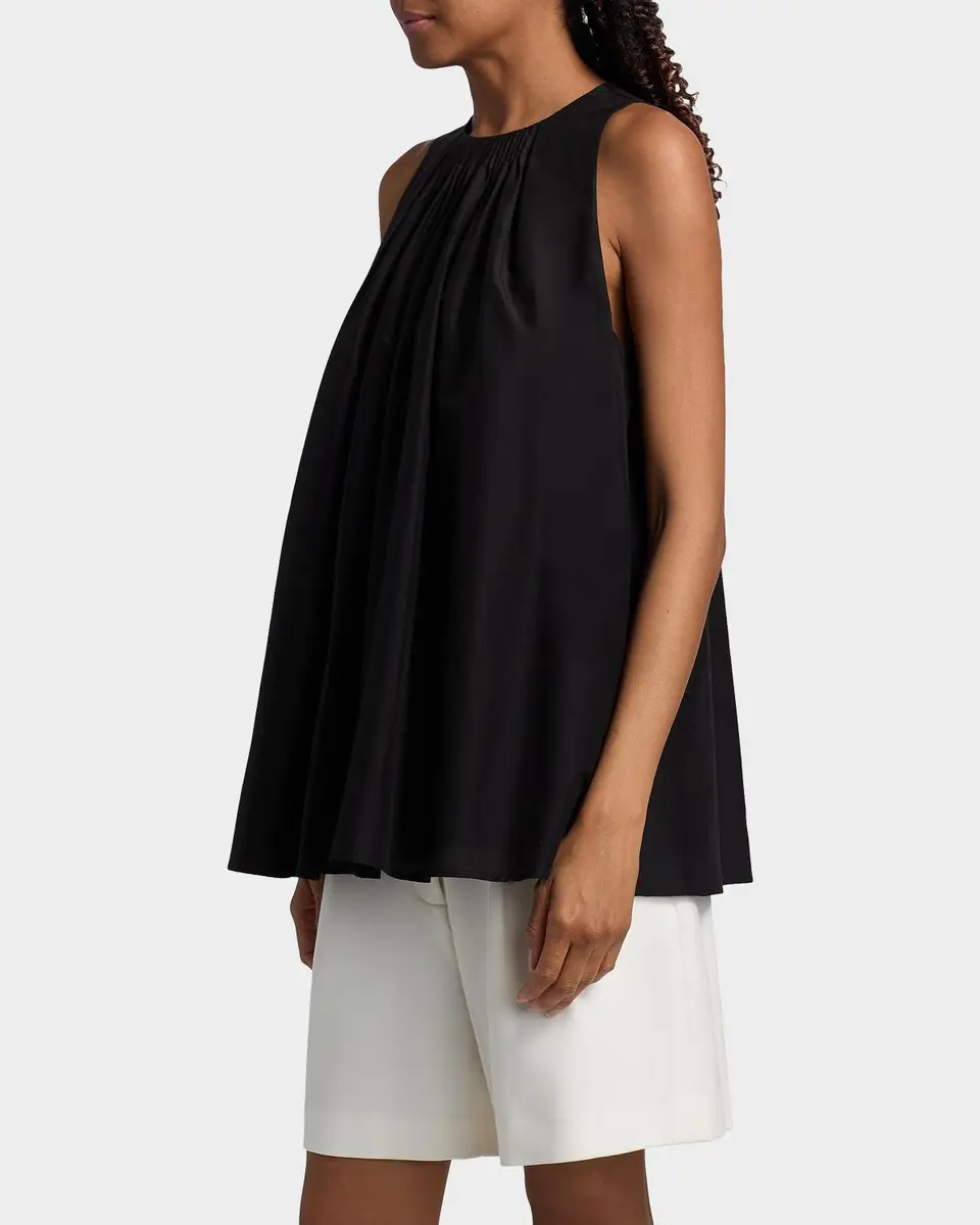Loulou de Saison Liao Sleeveless Pleated Blouse | Thumbnail 7 Loulou de Saison Liao Sleeveless Pleated Blouse | Thumbnail 7